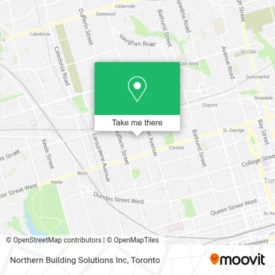 Northern Building Solutions Inc map