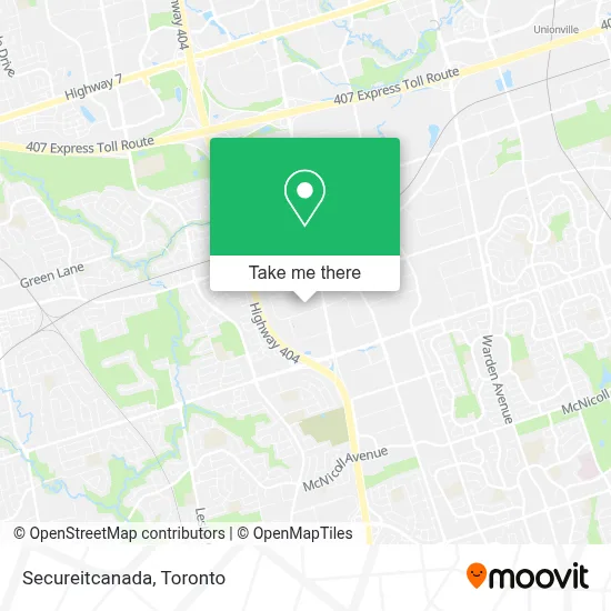 Secureitcanada map
