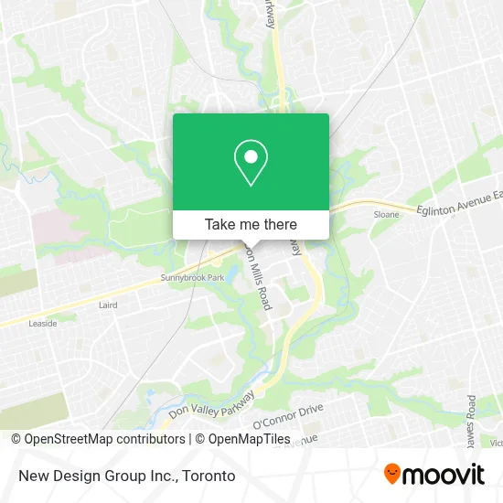 New Design Group Inc. map