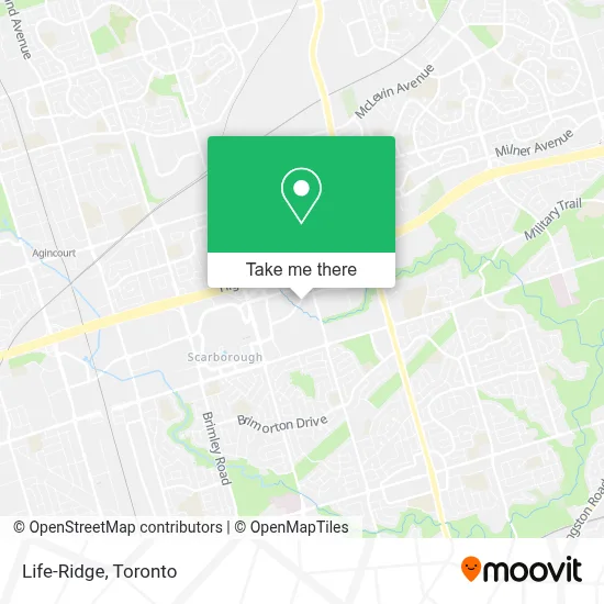 Life-Ridge map