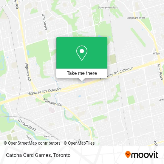 Catcha Card Games map