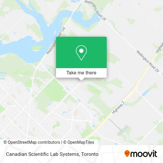 Canadian Scientific Lab Systems map