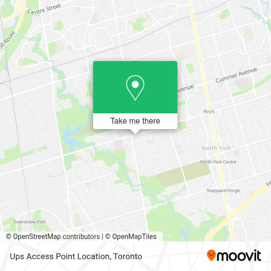 Ups Access Point Location plan