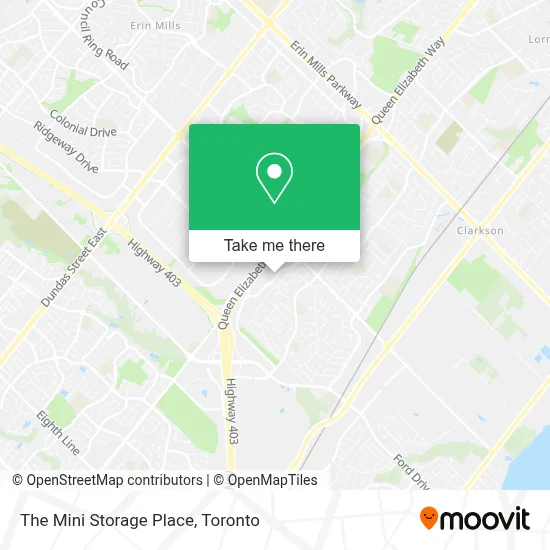 The Mini Storage Place map