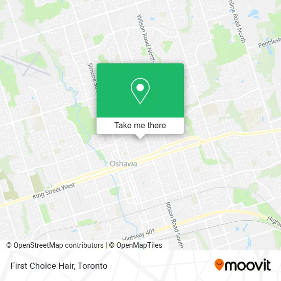 First Choice Hair map