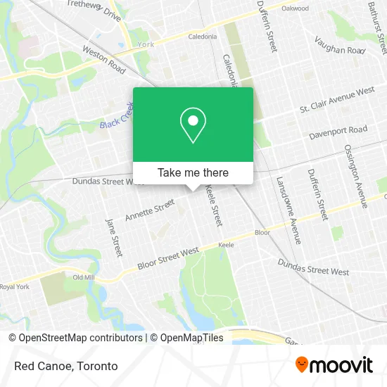 Red Canoe map