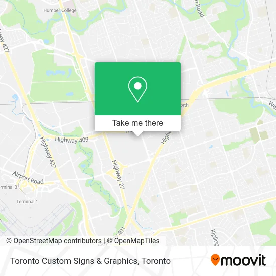 Toronto Custom Signs & Graphics plan