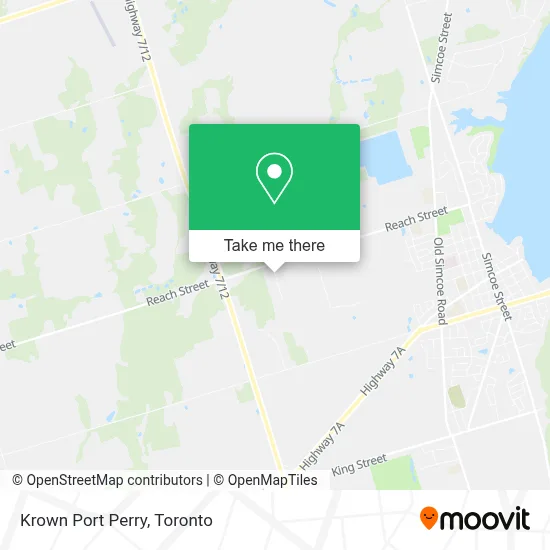 Krown Port Perry map