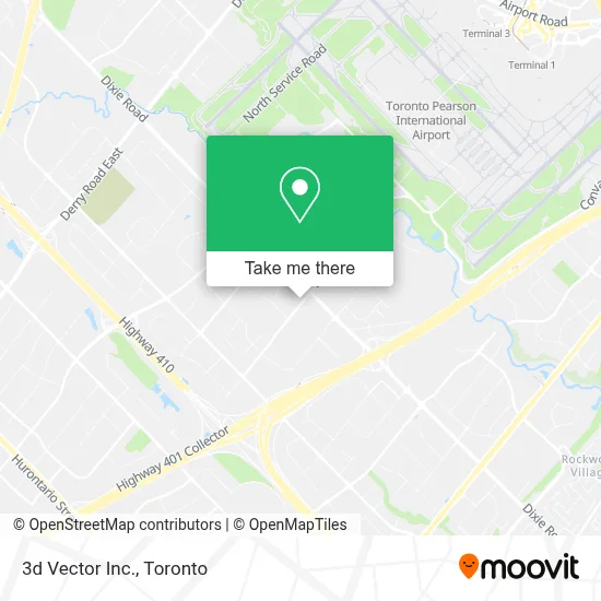 3d Vector Inc. map