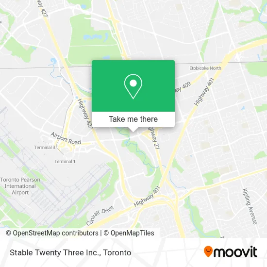 Stable Twenty Three Inc. map
