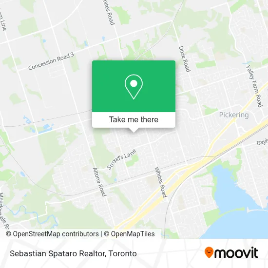 Sebastian Spataro Realtor map