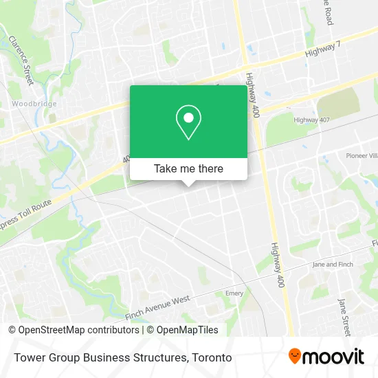 Tower Group Business Structures map