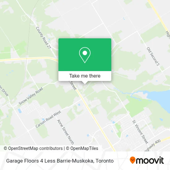 Garage Floors 4 Less Barrie-Muskoka map