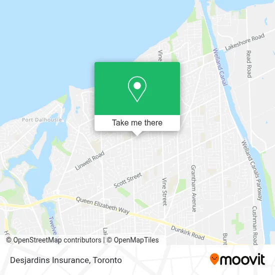 Desjardins Insurance map
