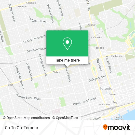 Co To Go map