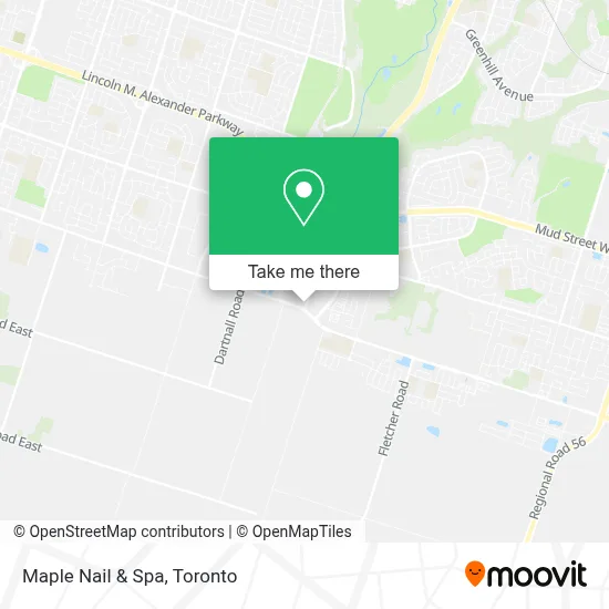 Maple Nail & Spa map
