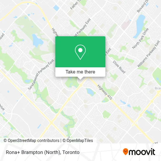 Rona+ Brampton (North) map