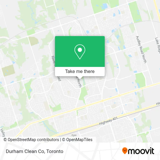 Durham Clean Co map