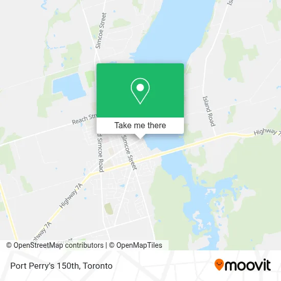 Port Perry's 150th map