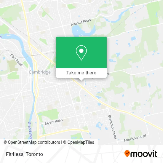 Fit4less map