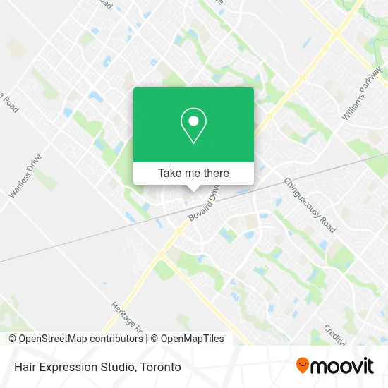 Hair Expression Studio map