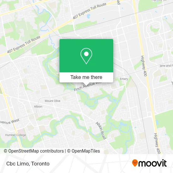 Cbc Limo map