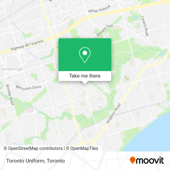 Toronto Uniform map
