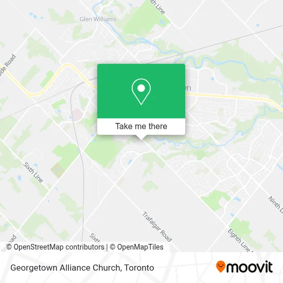 Georgetown Alliance Church map