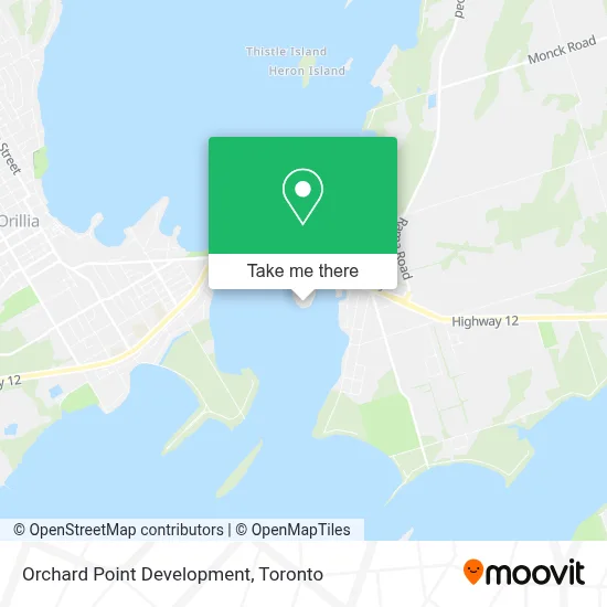 Orchard Point Development map