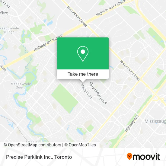 Precise Parklink Inc. map
