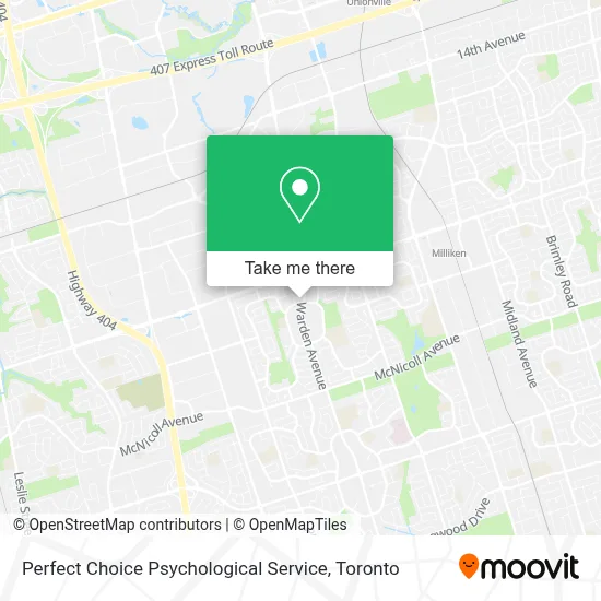 Perfect Choice Psychological Service map