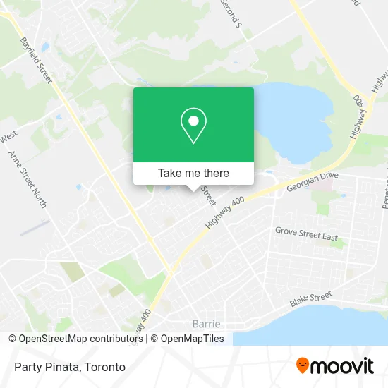 Party Pinata map