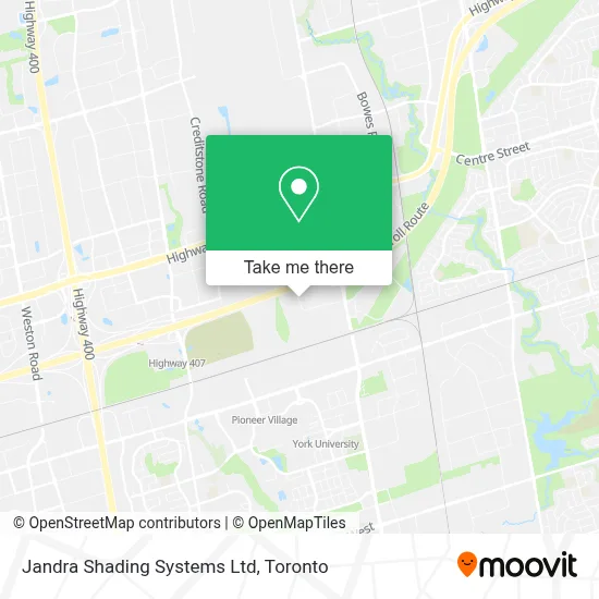Jandra Shading Systems Ltd map