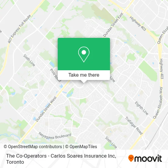 The Co-Operators - Carlos Soares Insurance Inc map