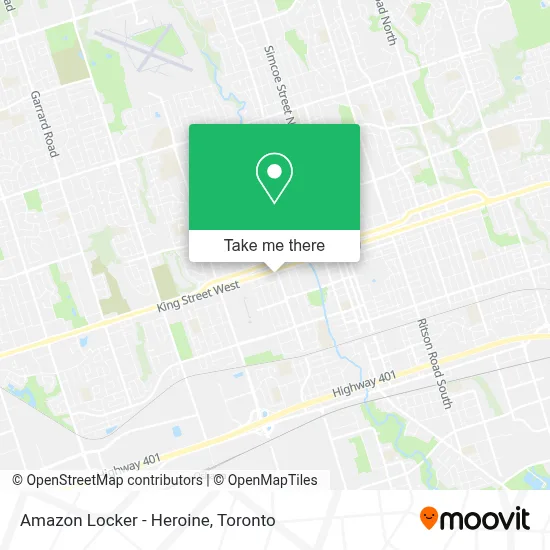 Amazon Locker - Heroine map