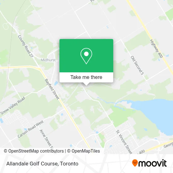 Allandale Golf Course map