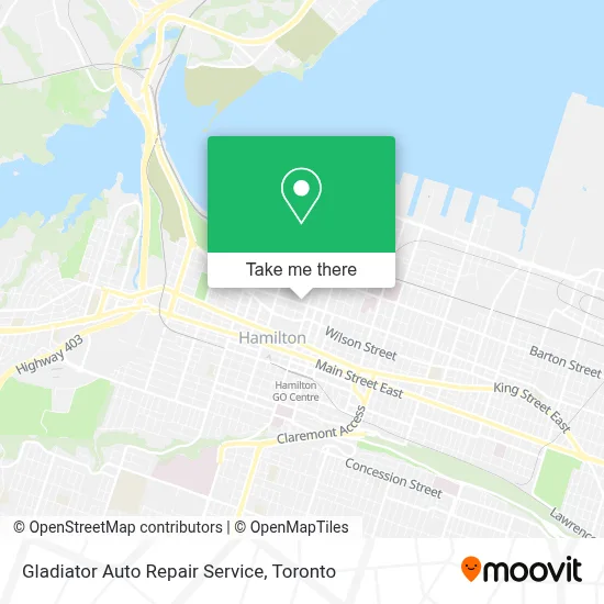 Gladiator Auto Repair Service map
