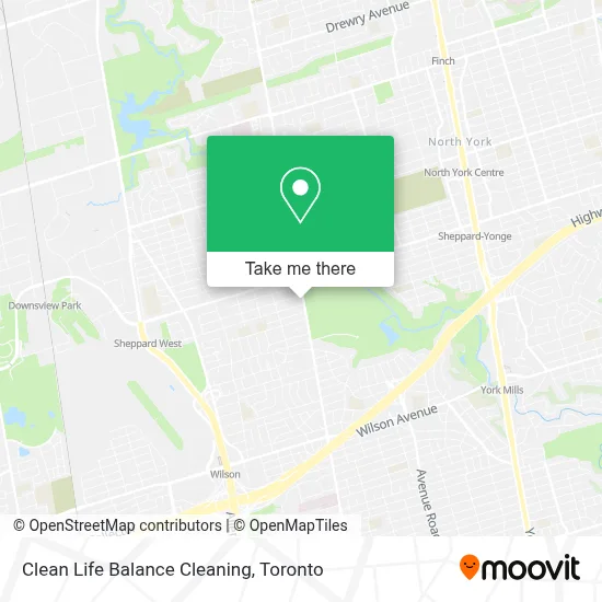 Clean Life Balance Cleaning map