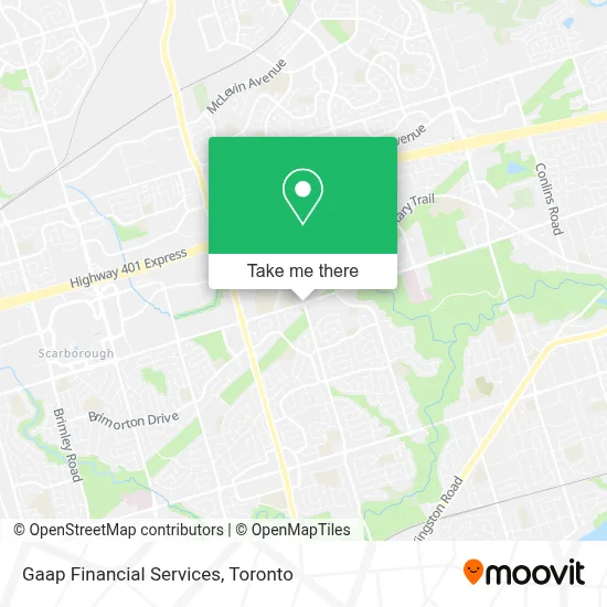 Gaap Financial Services map