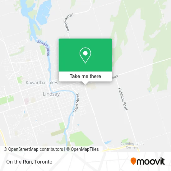 On the Run map
