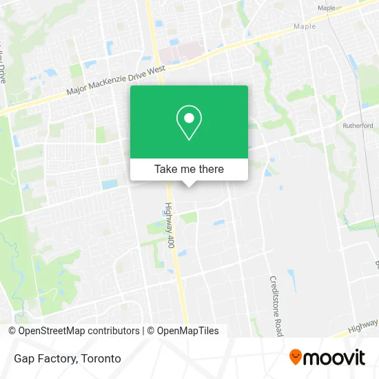 Gap Factory map
