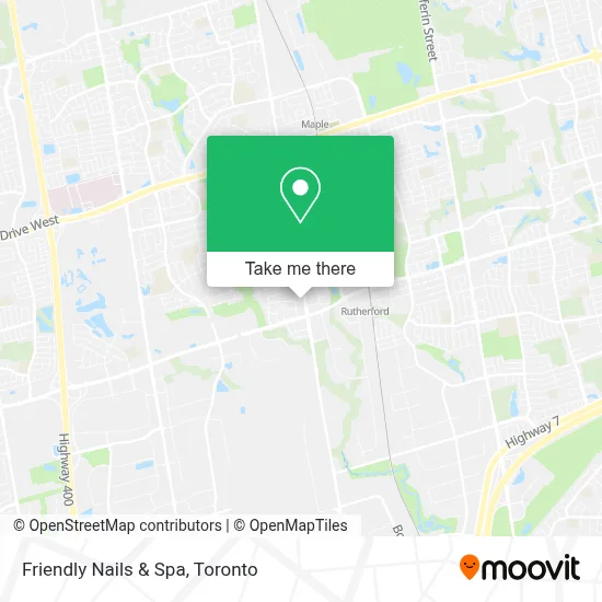 Friendly Nails & Spa map