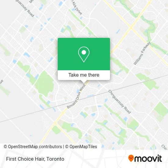First Choice Hair map