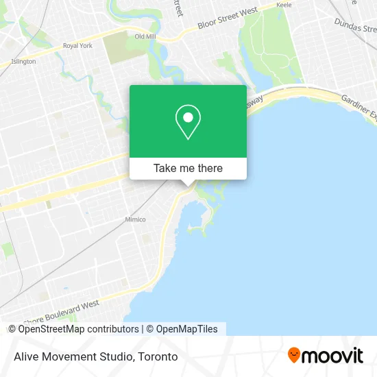 Alive Movement Studio map