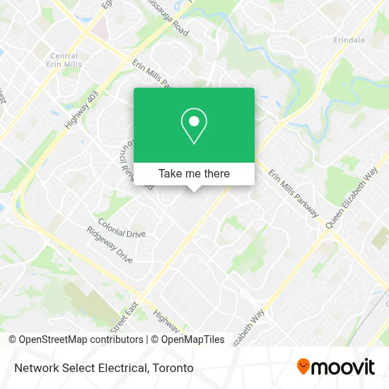 Network Select Electrical map