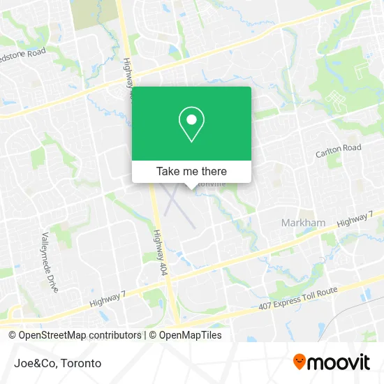 Joe&Co map