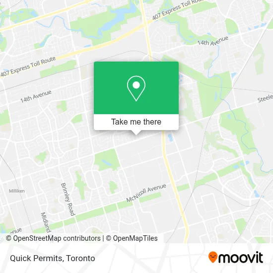 Quick Permits map