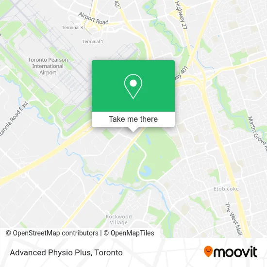 Advanced Physio Plus map