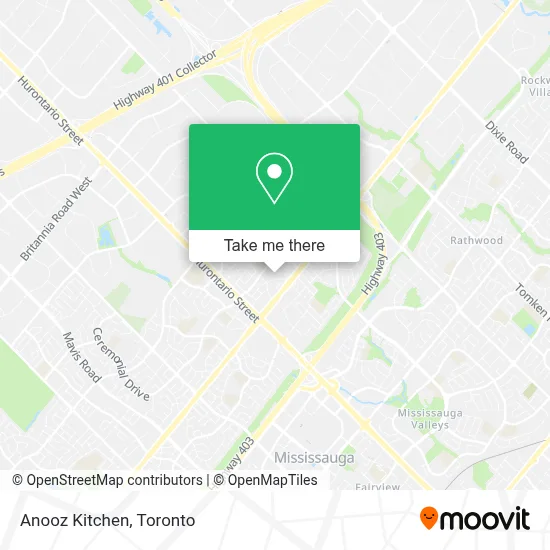 Anooz Kitchen map