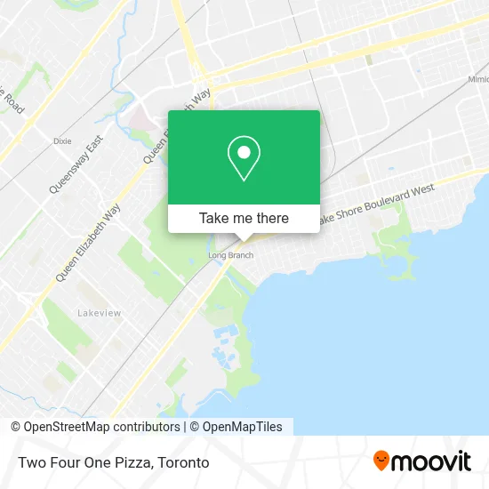 Two Four One Pizza map